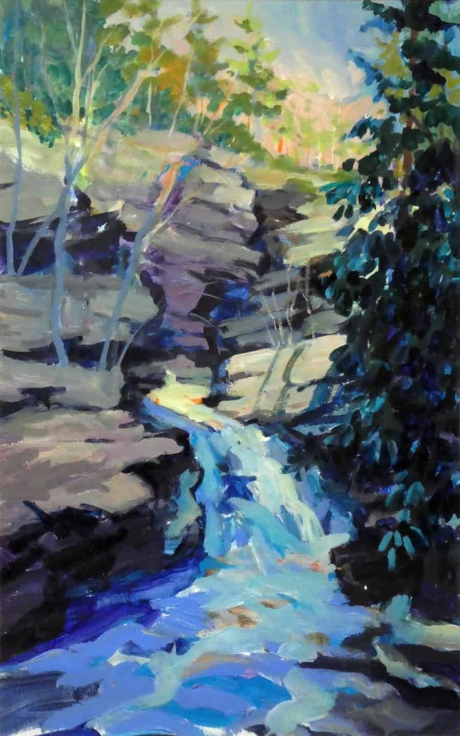 Beautiful falls at Nay Aug Park